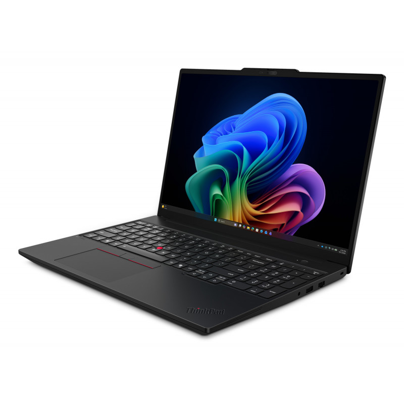 Lenovo ThinkPad T16 Gen 5 (Intel) Copilot+ PC 21WT000SPB Laptop, 16 Zoll WUXGA IPS, Intel Core Ultra 7 355, 32GB LPDDR5x, 512GB SSD, Windows 11 Pro, englische Tastatur