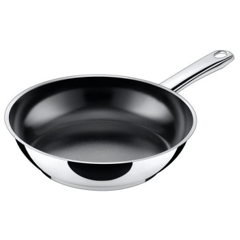 SILIT Talis Pfannenset mit Pfannenwender, 20 & 24 cm, Edelstahl/Schwarz