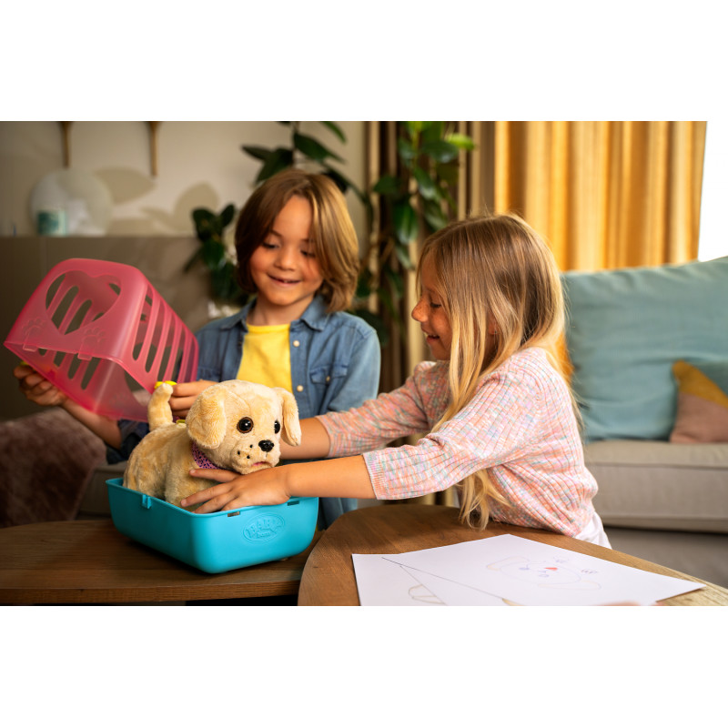 ZAPF CREATION BABY born Mein Hund Lucky mit Box