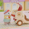 Sylvanian Families Mobiler Hamburger-Stand mit Figur