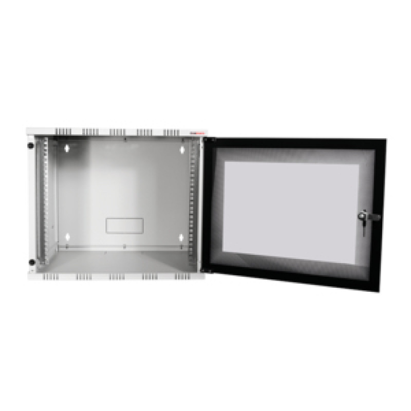 Logilink 19 Zoll Wandgehäuse SOHO Box 6U 540*550, Flatpack, grau