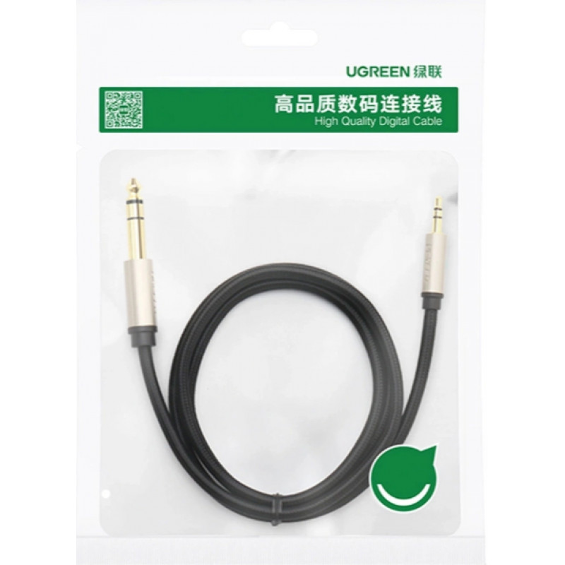 UGREEN 3,5 mm Klinkenstecker auf 3,5 mm Klinkenstecker TRS Audiokabel 5 m Grau (10630)