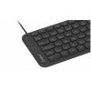 Contour Design CDKBBALPN21500 Kabelgebundene kompakte Scheren-Tastatur, nordisches Layout, Schwarz