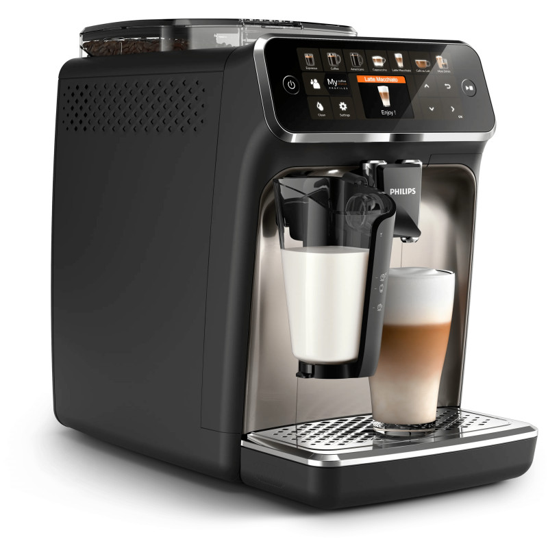 Philips Kaffeevollautomat EP5447/90 / Series 5400 Silber/Schwarz