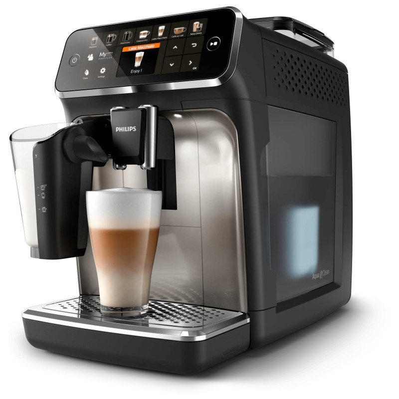 Philips Kaffeevollautomat EP5447/90 / Series 5400 Silber/Schwarz
