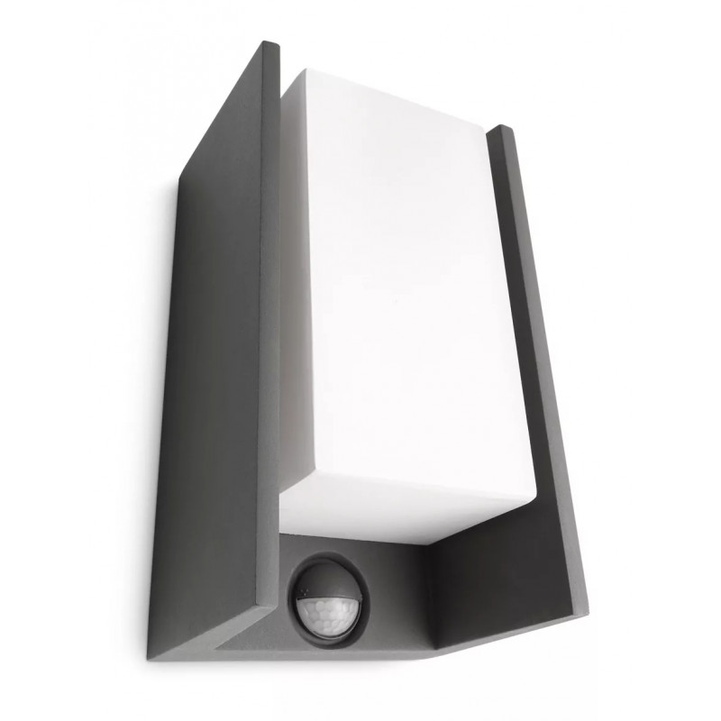 Philips myGarden IR ES Wandleuchte Bridge 42W Bewegungsmelder Anthrazit
