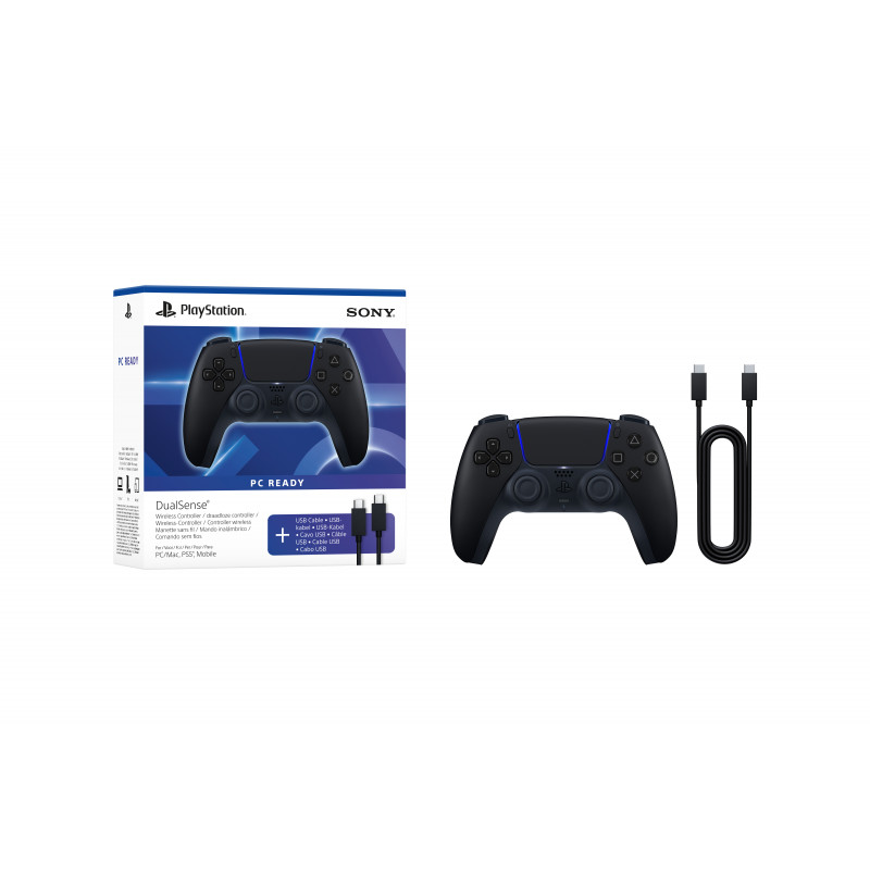 Sony PS5 DualSense Wireless Controller Mitternachtsschwarz USB PC