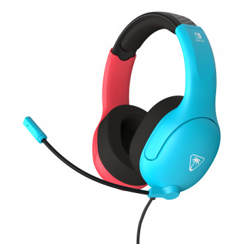 Turtle Beach Airlite Fit kabelgebundenes Gaming-Headset - Neonblau & Rot TBS-8002-25