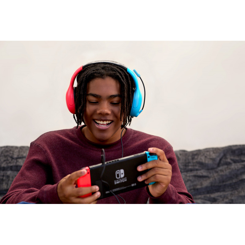 Turtle Beach Airlite Fit kabelgebundenes Gaming-Headset - Neonblau & Rot TBS-8002-25
