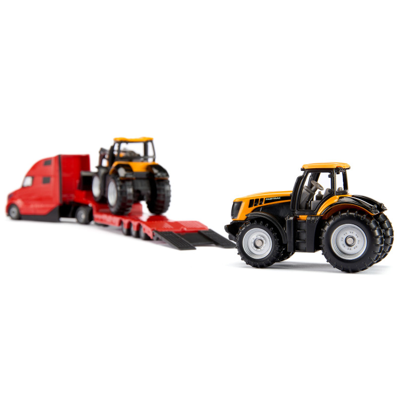 SIKU 1785 SUPER Volvo LKW mit JCB Traktoren