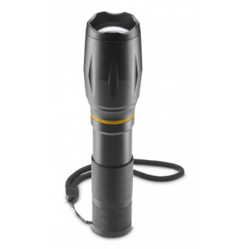 Hama W200 2-in-1 LED-Taschenlampe, 200 lm, Zoom-Fokus, 3 Modi, Schwarz