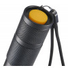 Hama W200 2-in-1 LED-Taschenlampe, 200 lm, Zoom-Fokus, 3 Modi, Schwarz