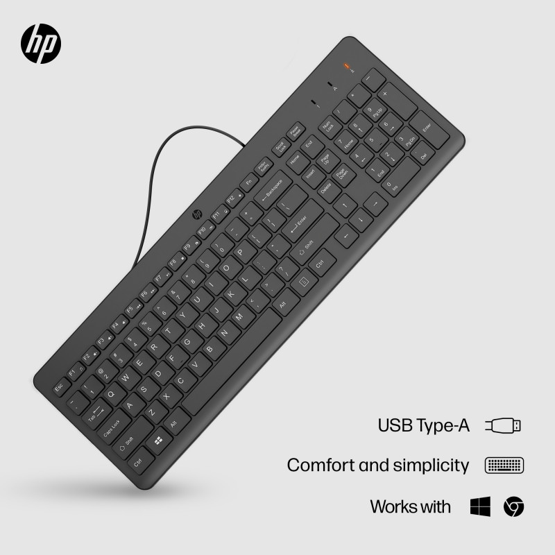 HP 150 Kabelgebundene Tastatur FI 664R5AA#ABX