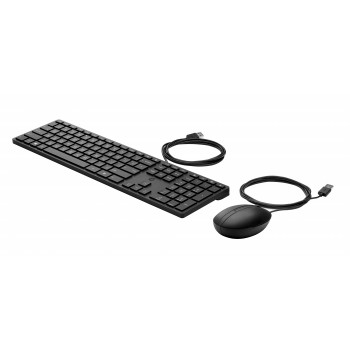 HP Desktop 320MK kabelgebundenes Tastatur- und Maus-Set, russisches Layout, Schwarz 9SR36AA#ACB