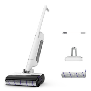 Rowenta GZ7540 X-Clean 10 kabelloser Nass- & Trockensauger, 60 min Laufzeit, Selbstreinigung und Selbsttrocknung, LED-Display, 3 Modi, 0,9L Frischwassertank