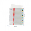 Leitz 12490000 Numerischer Register A4 12 Registerreiter Polypropylen
