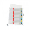 Leitz Cosy A4 gedrucktes Register-Set, 1-12, PP, mehrfarbig 12480000