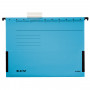 LEITZ ALPHA Hängemappe A4 Blau mit Metallschienen, 25er-Pack (1986-00-35)