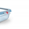 EMSA ONECLICK Lebensmittelbehälter 1,5 L rechteckig blauer Deckel transparente Box 3110601755