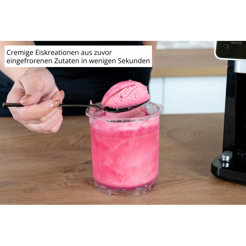 Unold 48805 Cream Dream Eismaschine 0,5 L, Schwarz