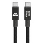 Black Rock USB-C auf USB-C Kabel 60W 5Gbps 1,2m Schwarz 00201764