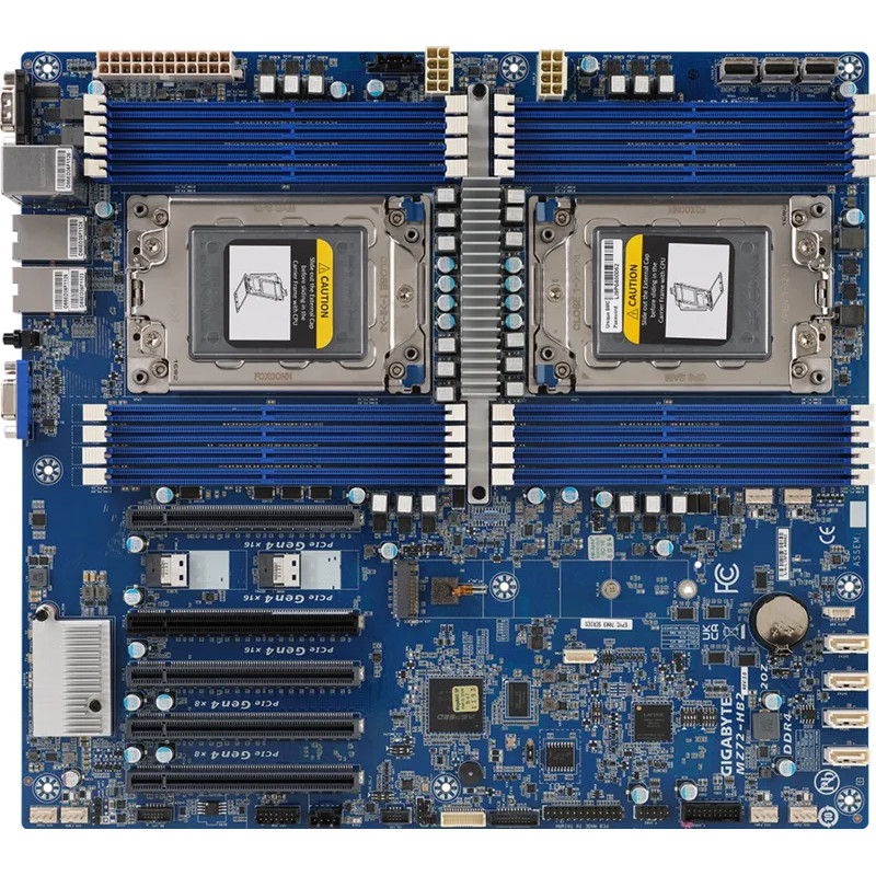 GIGABYTE MZ72-HB2 (Rev. 3) AMD EPYC E-ATX Server-Motherboard 9MZ72HB2NR-00-3