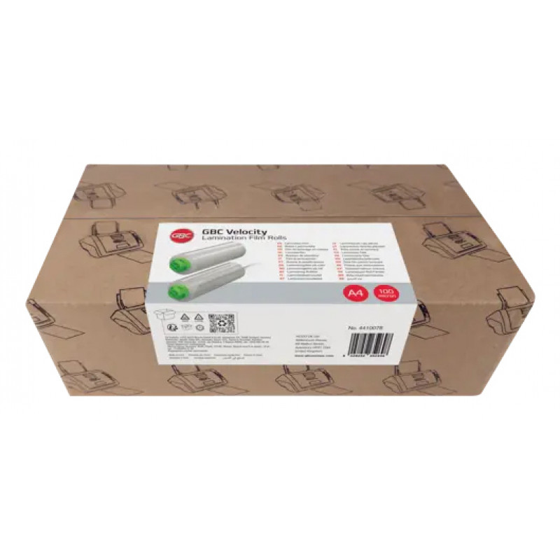 GBC A4 Glänzende Laminierfolien 100 Mikron (100er Pack) 4410078