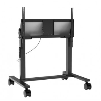 MAXHUB EST09 Mobiler Display-Ständer für 55 inch-86 inch Bildschirme, 120 kg Traglast, VESA bis 900x600, Schwarz