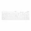 CHERRY DIGITAL HEALTH Active Key AK-C8112 Medizinische Waschbare Tastatur, Full-Size, USB, QWERTZ, Weiß AK-C8112-US-W/CH