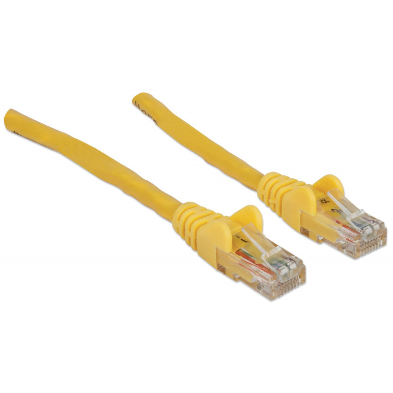 Intellinet Cat6 UTP Patchkabel, 2 x RJ-45, angespritzt, 7,5 m, Gelb (342391)