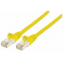 Intellinet High Performance Cat.7 SFTP Netzwerk-Patchkabel, 15 m, RJ-45 Stecker an RJ-45 Stecker, Gelb, Halogenfrei, Snagless 741125