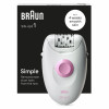 Braun Silk-épil 1 SE1-000 Epilierer (Weiß/Pink) 7500435224949