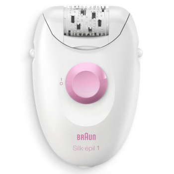 Braun Silk-épil 1 SE1-000 Epilierer (Weiß/Pink) 7500435224949