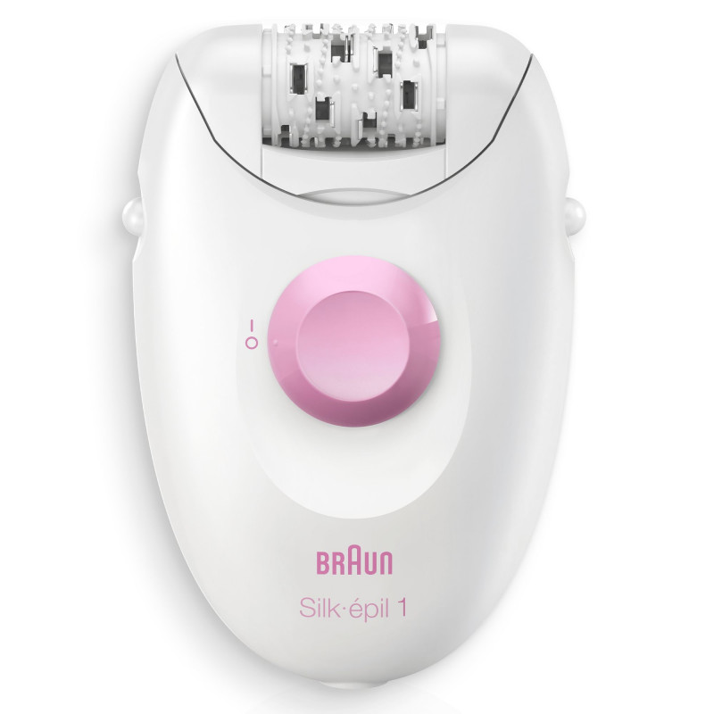Braun Silk-épil 1 SE1-000 Epilierer (Weiß/Pink) 7500435224949