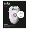 Braun Silk-épil 1 SE1-000 Epilierer (Weiß/Pink) 7500435224949