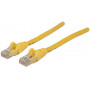 Intellinet Cat6 UTP Patchkabel, 2 x RJ45, angespritzte Knickschutztülle, 15,0 m, Gelb (342407)