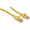 Intellinet Cat6 UTP Patchkabel, 2 x RJ45, angespritzte Knickschutztülle, 15,0 m, Gelb (342407)