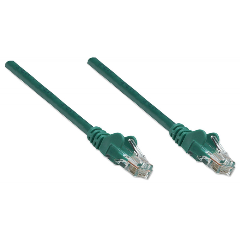 Intellinet Cat6 UTP Patchkabel, RJ45, vergossen, 7,5 m, grün 342520