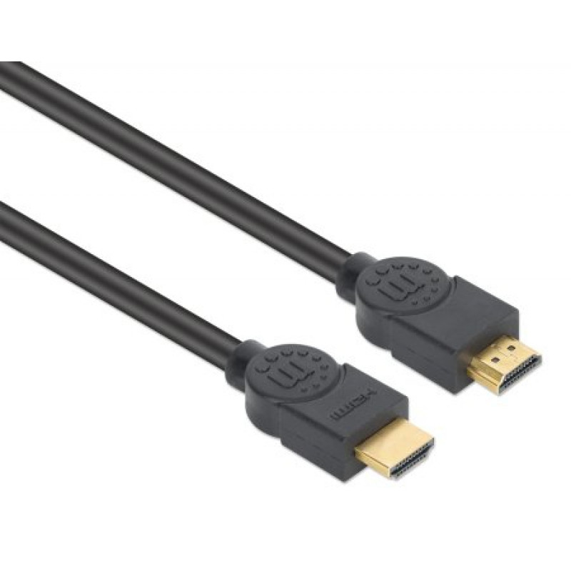 MANHATTAN CL3 4K@60Hz High-Speed-HDMI-Kabel mit Ethernet für Unterputzinstallationen, 5 m, Schwarz (356978)