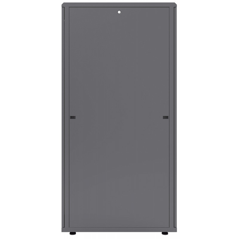 Intellinet 42U 19 inch Netzwerkschrank, Schwarz RAL 9005, 600x1000mm, Abschließbare Glastür 713733