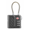 Cellularline TRACY LOCK Smart-Vorhängeschloss mit Bluetooth-Tracker via Apple Find My, Schwarz 61302