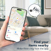 Cellularline TRACY TAG Bluetooth Tracker für Apple Find My, Schwarz 60994
