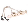 ACT SB2400 8-fach Steckdosenleiste mit 2 USB-A-Ladeanschlüssen, 1,5 m Kabel, Schwarz