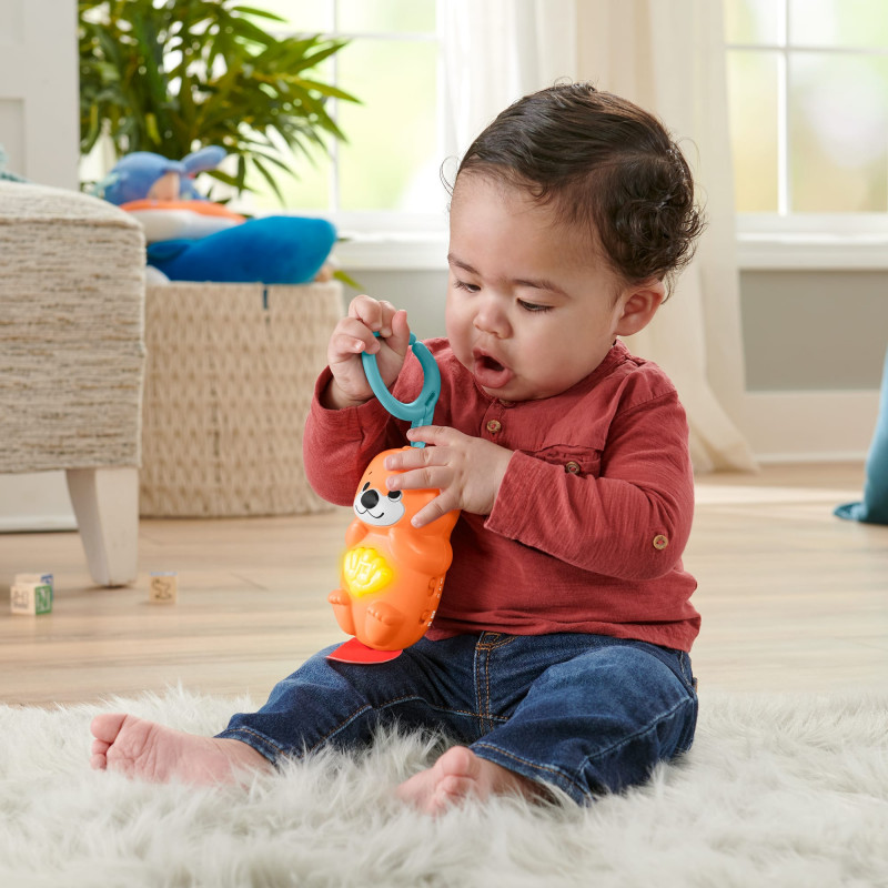 Mattel Baby-Aktivitätsgym mit Spielbogen, Lichtern & Musik, Spielmatte/Bogen (HBP41)