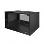 LogiLink 19 inch Wandgehäuse ECO 6U Schwarz (W06C55B)