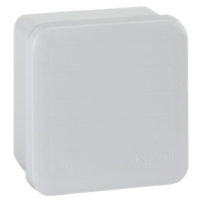 Legrand 092011 Abzweigdose 80 x 80 x 45 mm Lichtgrau IP55