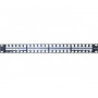 Dexlan 48-Port Keystone-Modulträger, 19 inch 2U, Schwarz RAL 9005 258152