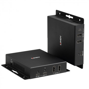 Lindy 100m Cat.6A Typ C 4K60 Video- und Daten-HDBaseT 3.0 Extender (39347)