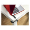 Hama 4-stelliges Kombinations-Laptop-Schloss für Netbooks, Anthrazit (00054106)