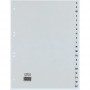 REXEL HETZEL A4 A-Z Register, 20-Tab, Polypropylen, Grau, 80-80-80 mm Lochung 25240481